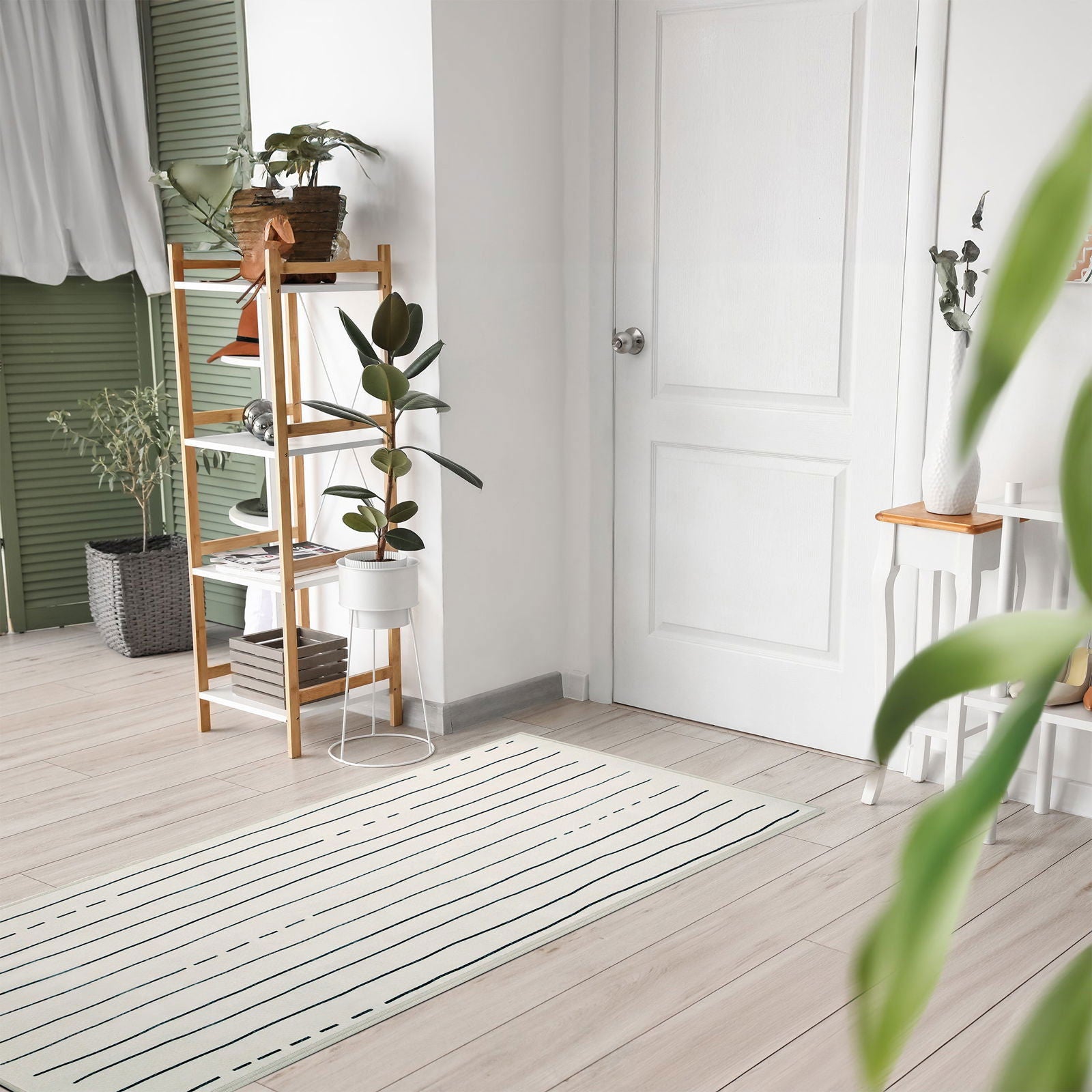 Tappeto Goza 90×160 cm Lindorug collezione Chenny stile Tuareg in ingresso luminoso