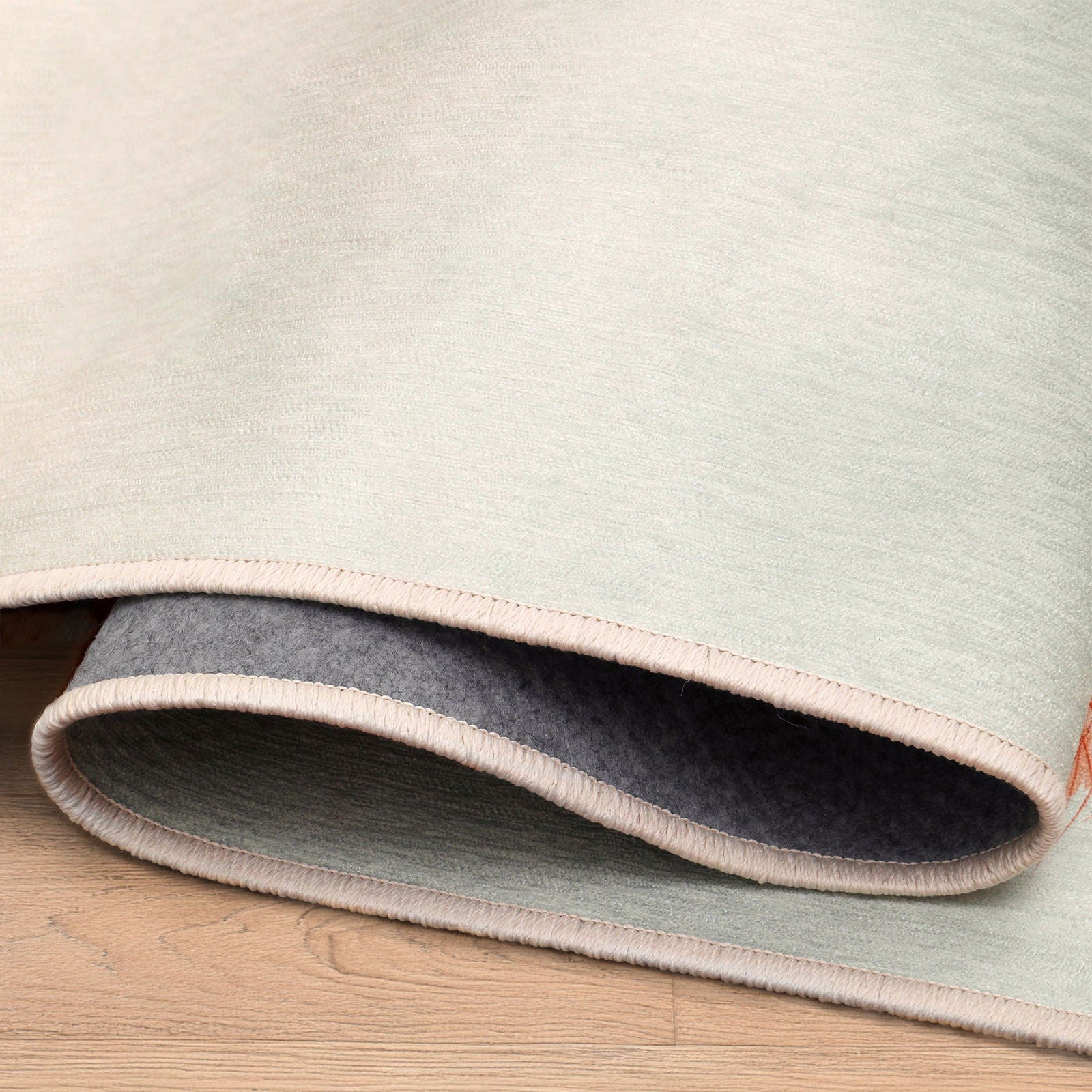 Risvolto del tappeto Lion collezione Chenny stile Kids con retro antiscivolo in feltro 