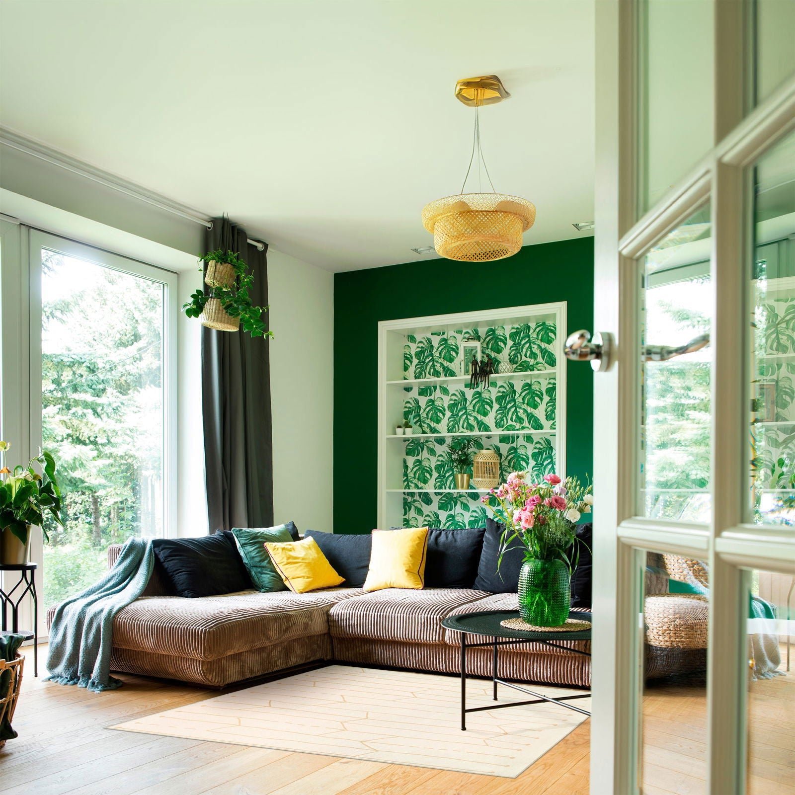 Tappeto Mayra 140×200 cm collezione Chenny stile Tuareg in zona living