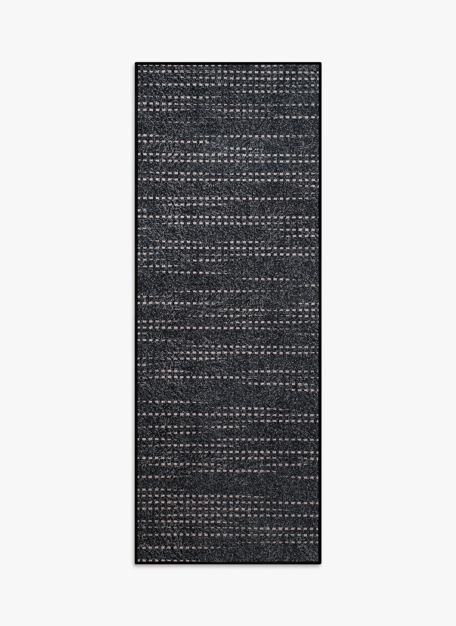 Tappeto Mono 75 × 200 cm Lindorug collezione Chenny stile Urban, design lineare a strisce irregolari intercalate da piccoli rettangoli